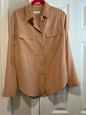 Equipment Silk Button-Down Shirt XS